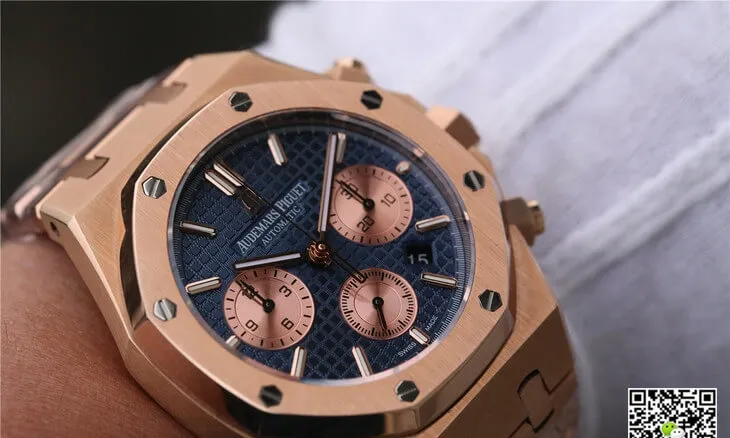 Audemars Piguet Royal Oak Chronograph 26331OR.OO.1220OR.01 OM Factory 1:1 Best Edition Replica Watch Blue Dial